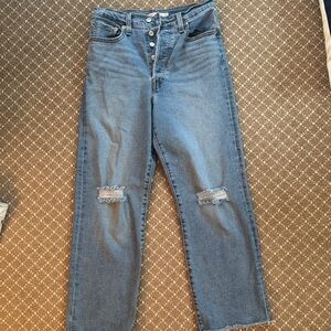 Levi's Classic Blue Ankle Jeans